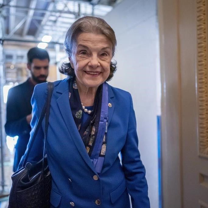 Sen. Dianne Feinstein, 90, falls at home and goes to hospital, but scans are clear, her office says